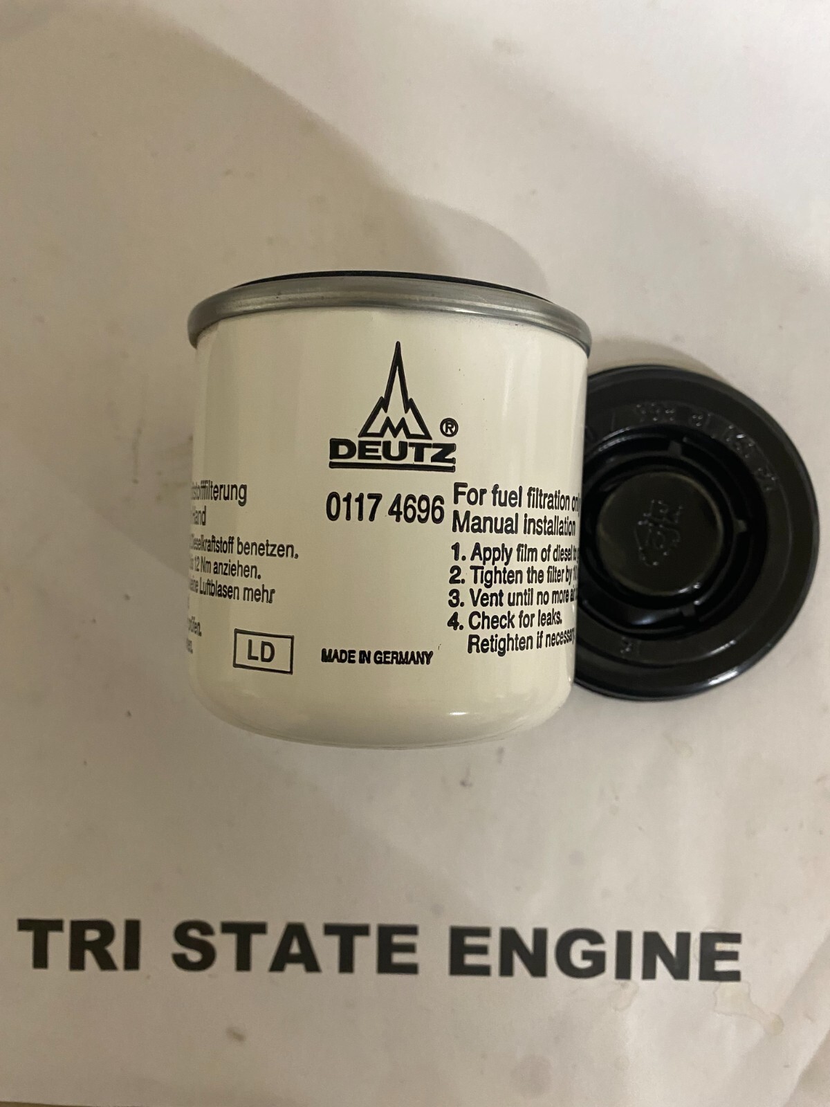 Genuine OEM Deutz Fuel Filter for 511, 912, 1011 and 2011 engines 1174696