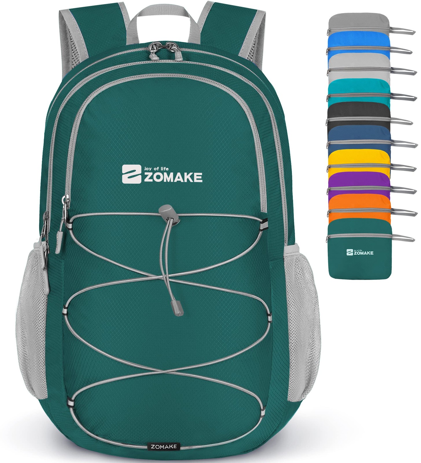 Lightweight Packable Backpack 28L Foldable Backpacks Water Resistant Collapsi...