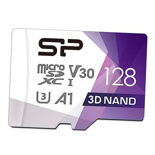 Silicon Power 128GB Micro SD Card U3 SDXC Up to 100MB/s 128 GB Adapter Included