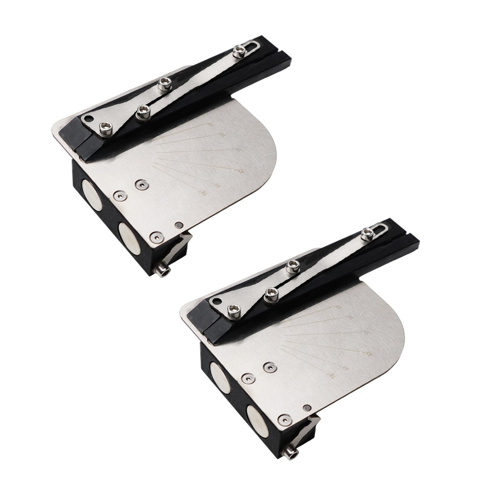 2PCS Bending Machine Magnetic Front Bracket 70° Bending Machine Angle Positioner