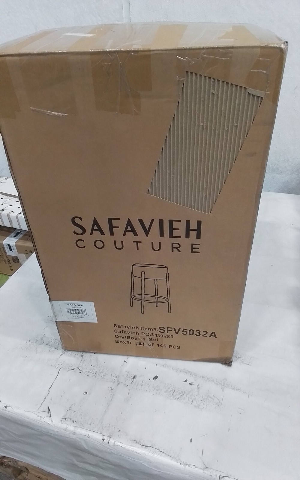 Safavieh PAISLEIGH METAL COUNTER STOOL, Reduced Price 2172779722 SFV5032A