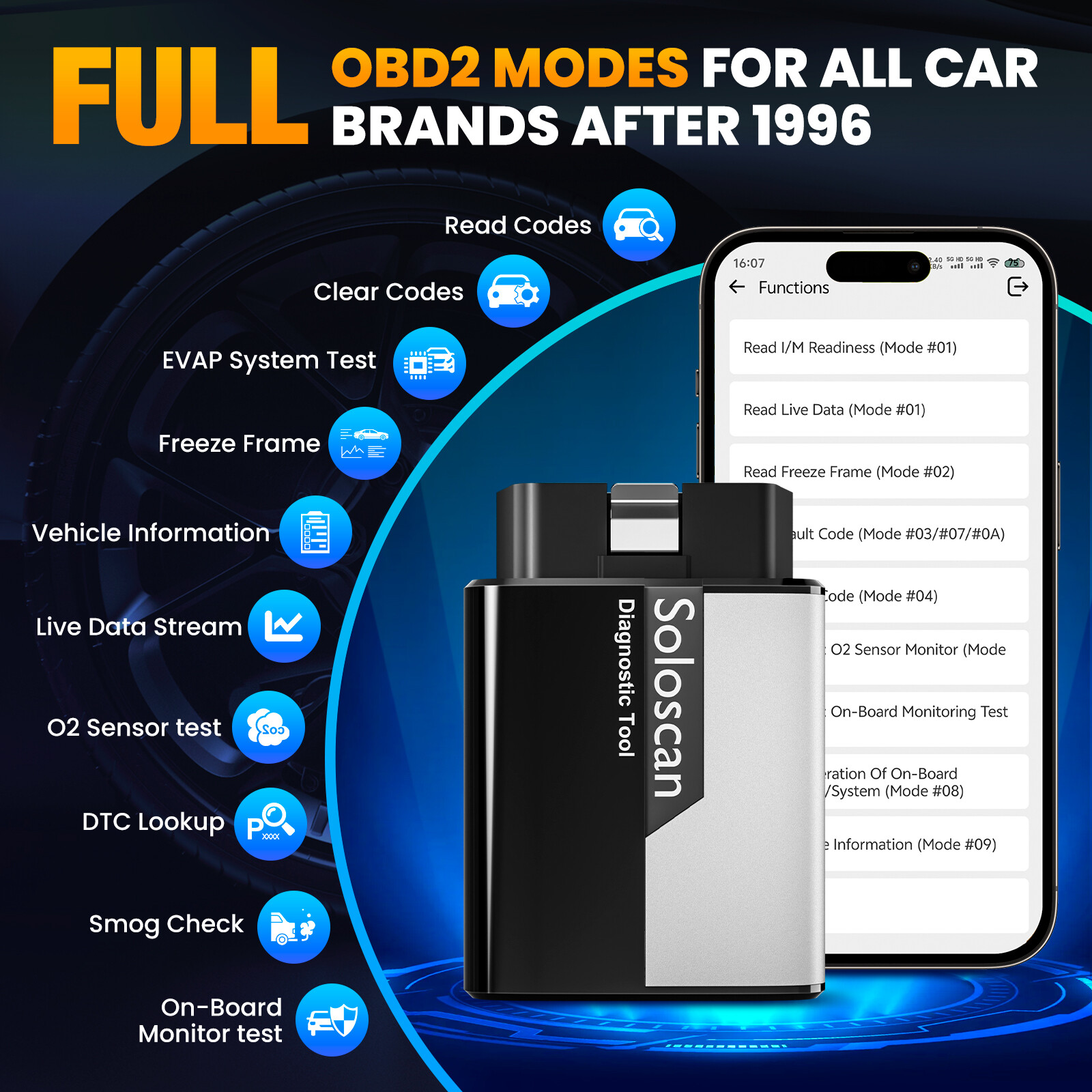 KINGBOLEN Soloscan For AUDI Bidirectional All System Car Diagnostic Tool Scanner