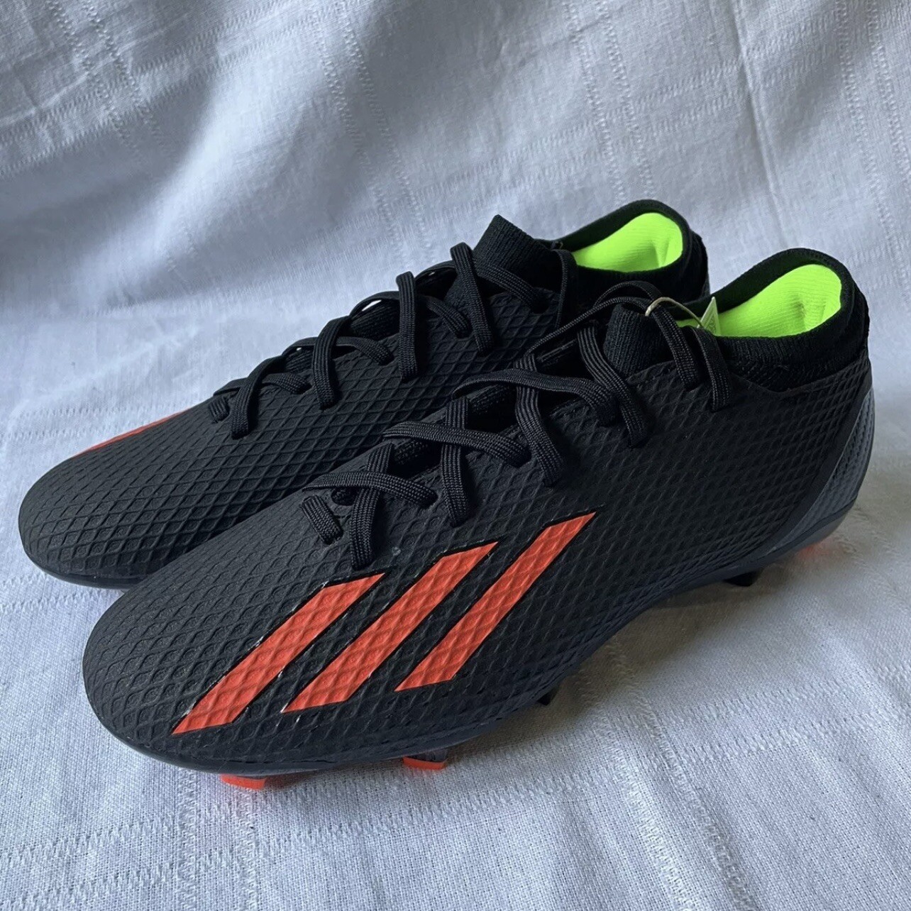 Adidas X Speedportal.3 FG Black Solar Red Soccer Cleats Men's Size 13 ID4922