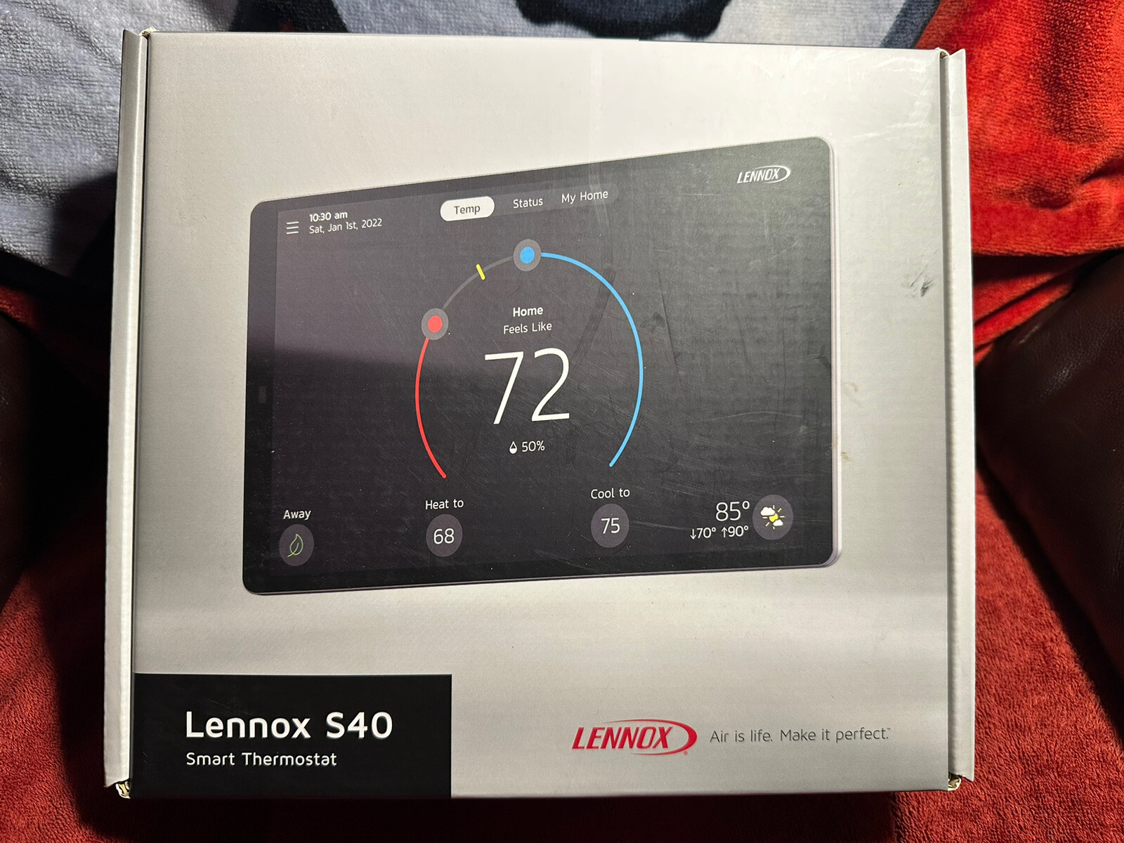 2026 Lennox 22V24 iComfort S40 Ultra Smart Thermostat NEW Replaces 10F81 & S30