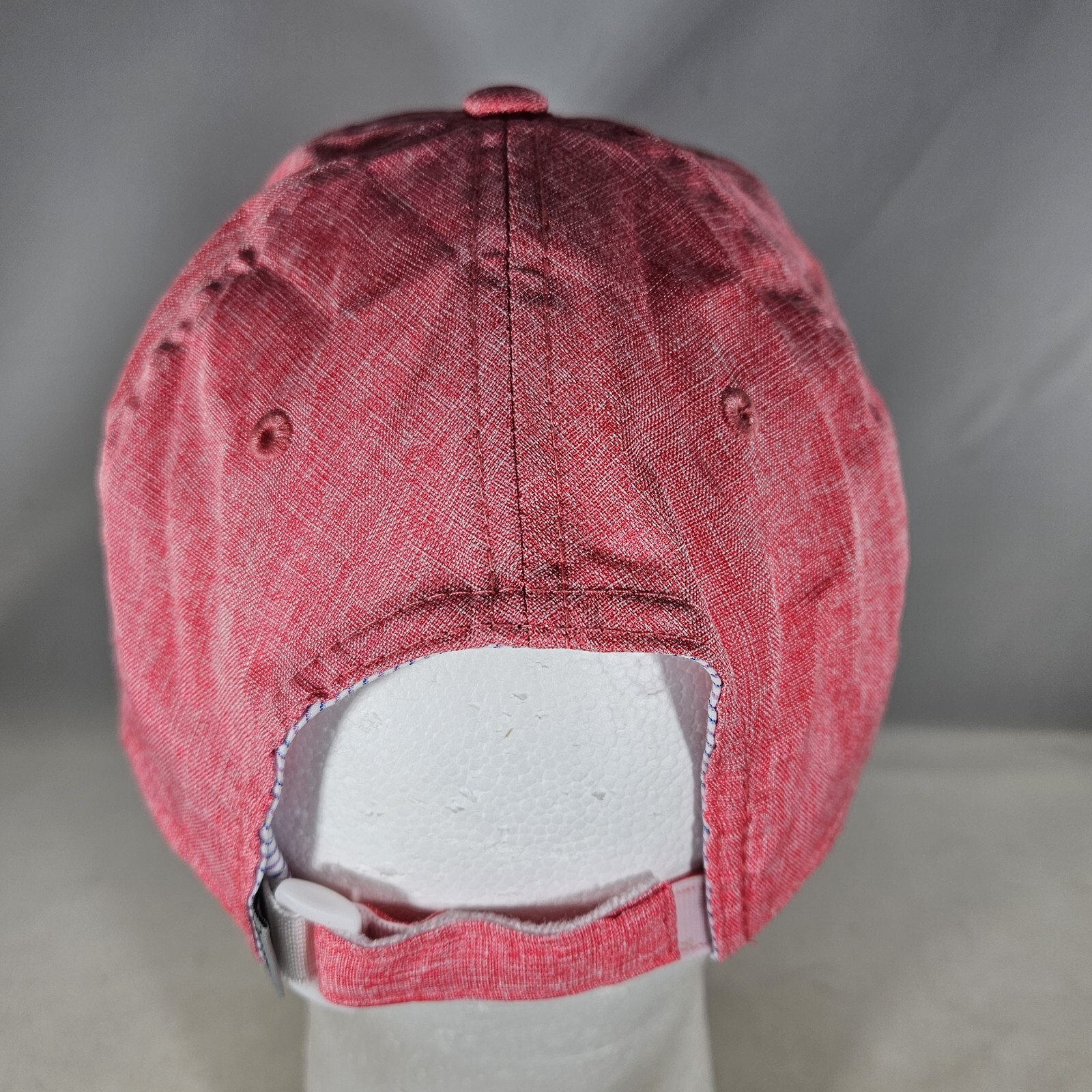 Castner Golf Hat Pink Embroidered Logo New Jersey Lessons Adjustable Strap Cap