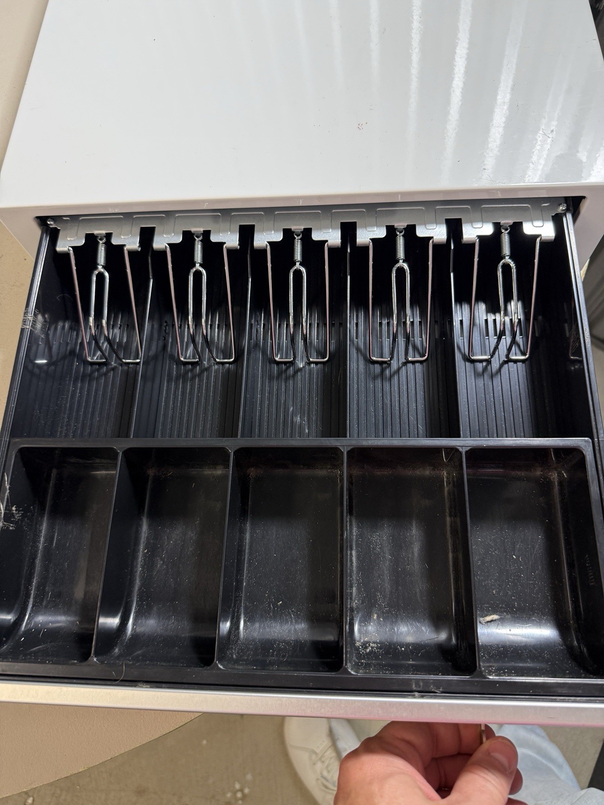 Clover D100M Lockable POS Cash Drawer Good Condition