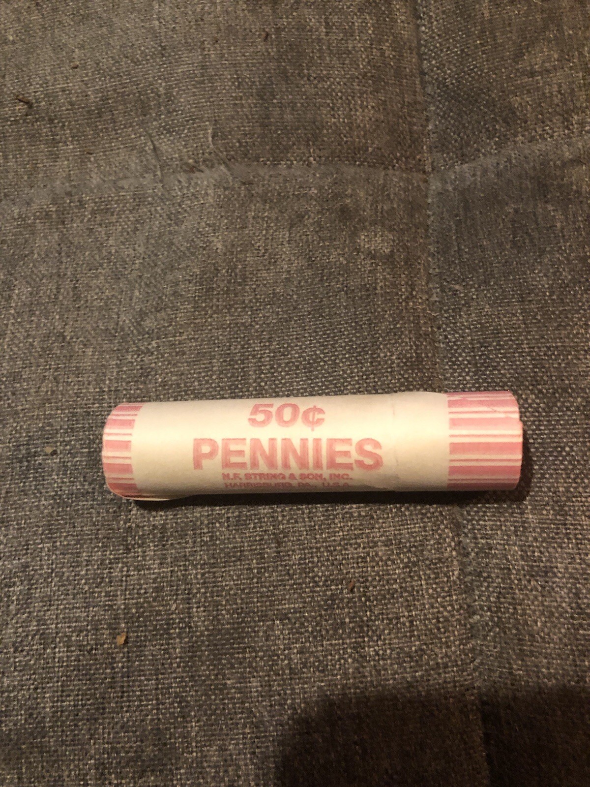 1975-P Lincoln Penny Rolls Brilliant Uncirculated Condition Choice Red Toned