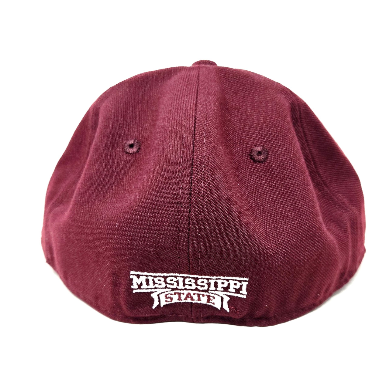 Mississippi State Flat Brim Fitted Climalite Adidas Hat - Size 6 7/8