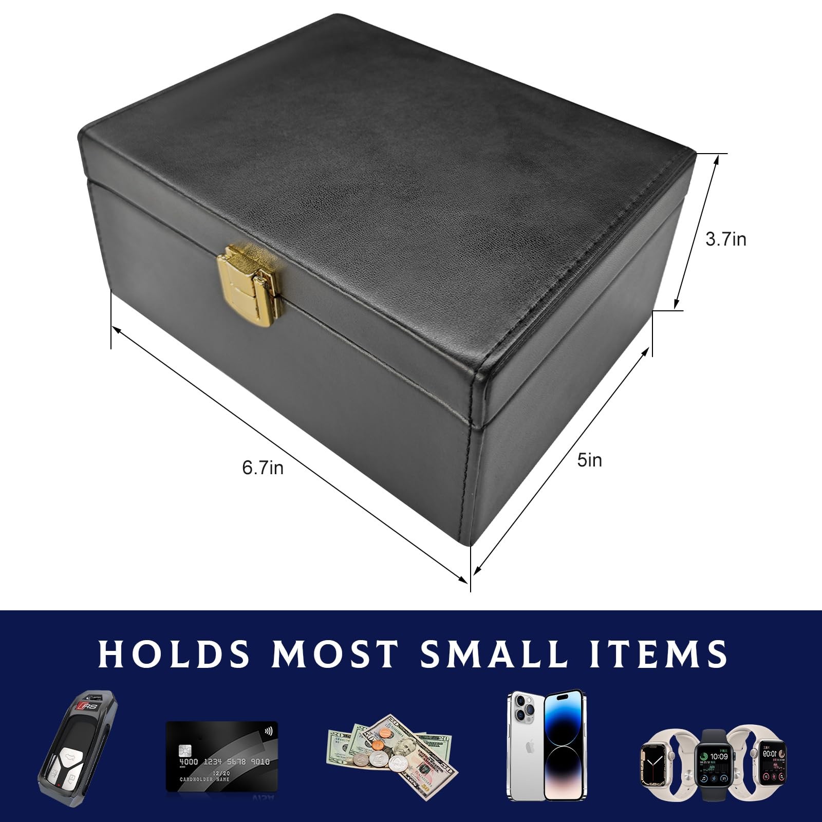 Faraday Box Key Fob Protector, RFID Signal Blocking Shielding Box Anti-Theft