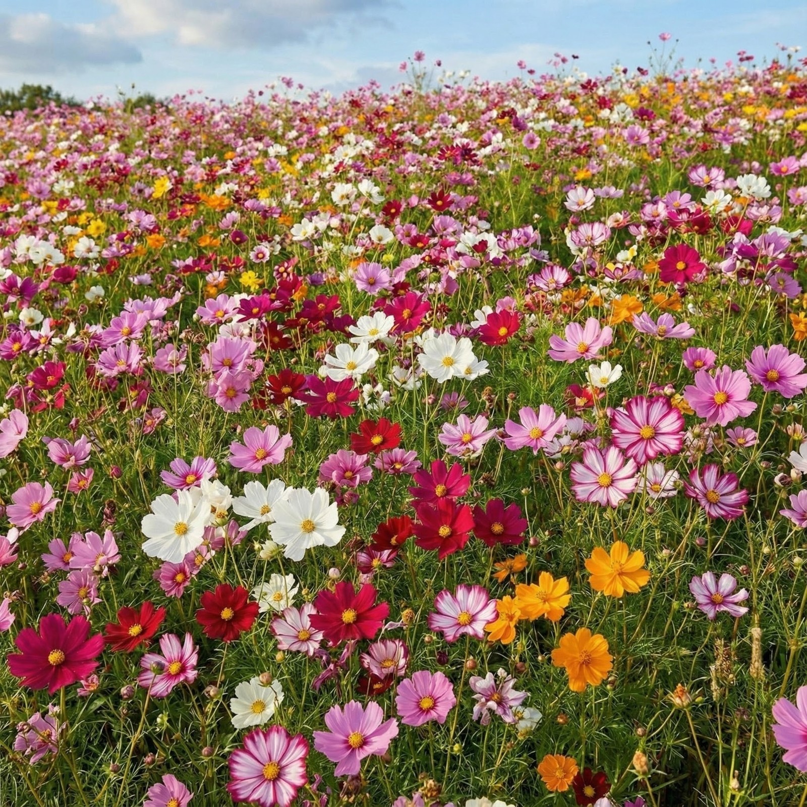 Cosmos Flower DELUXE Mix 12 Varieties Annual Summer Blooms Non-GMO  100 Seeds!
