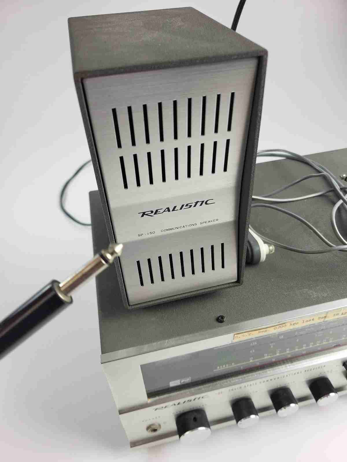 Realistic DX-150 Solid State Communicator With SP-150 Speaker & Headset