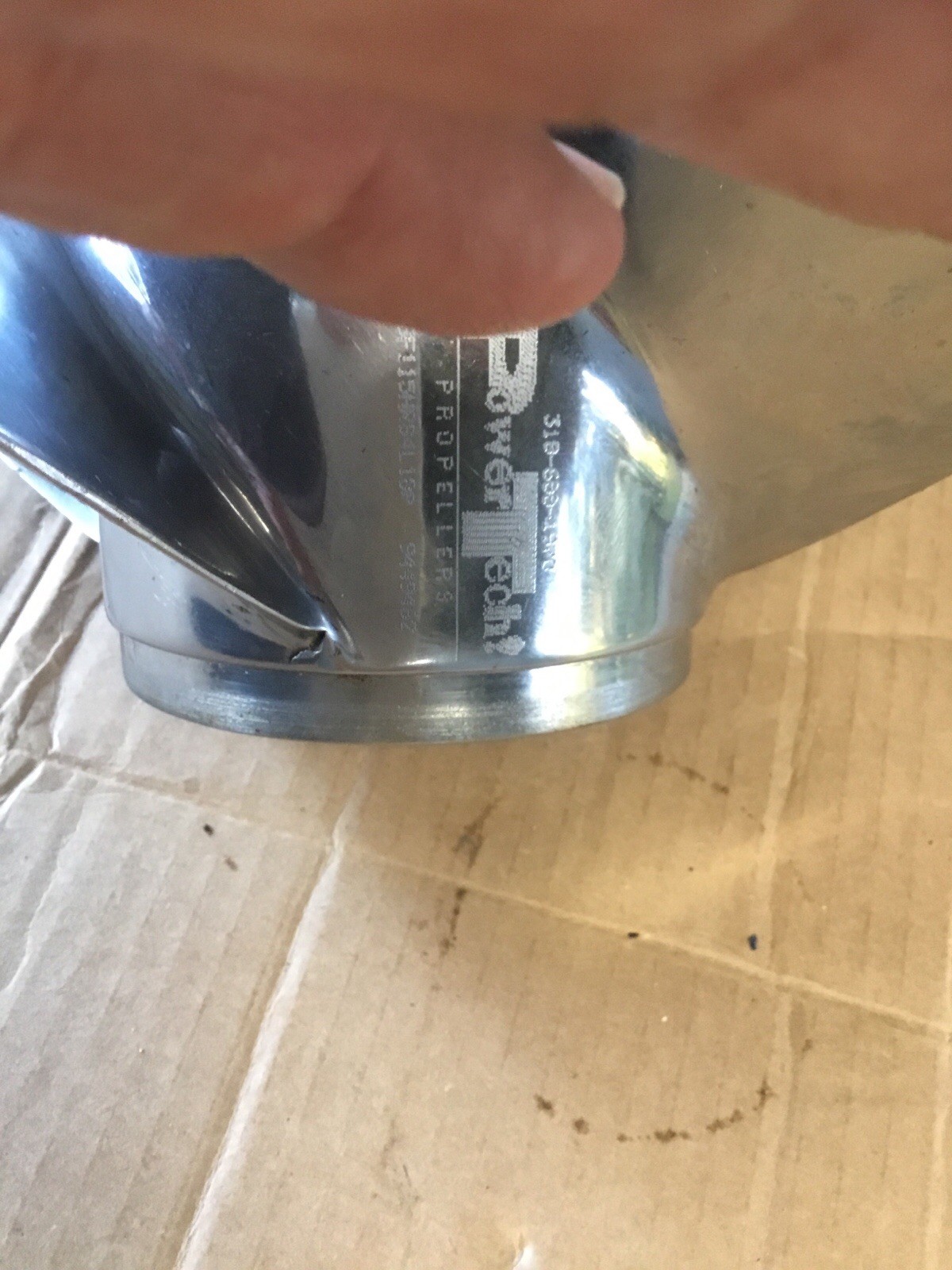 power tech 4 four blade stainless prop counter rotating