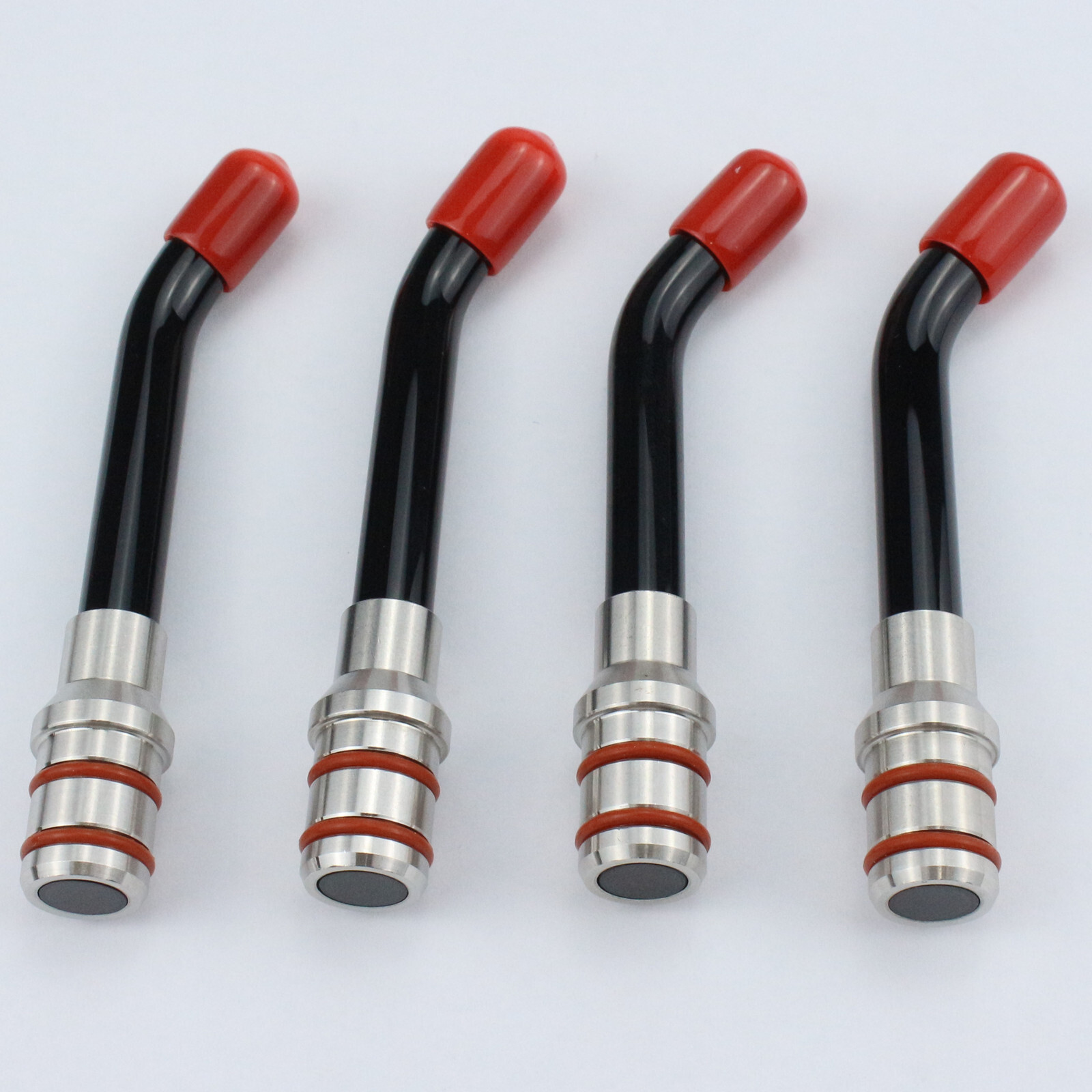 4Pcs Universal Dental Curing Light Guide Tips 12MM Optical Fiber Guide Rod Tips