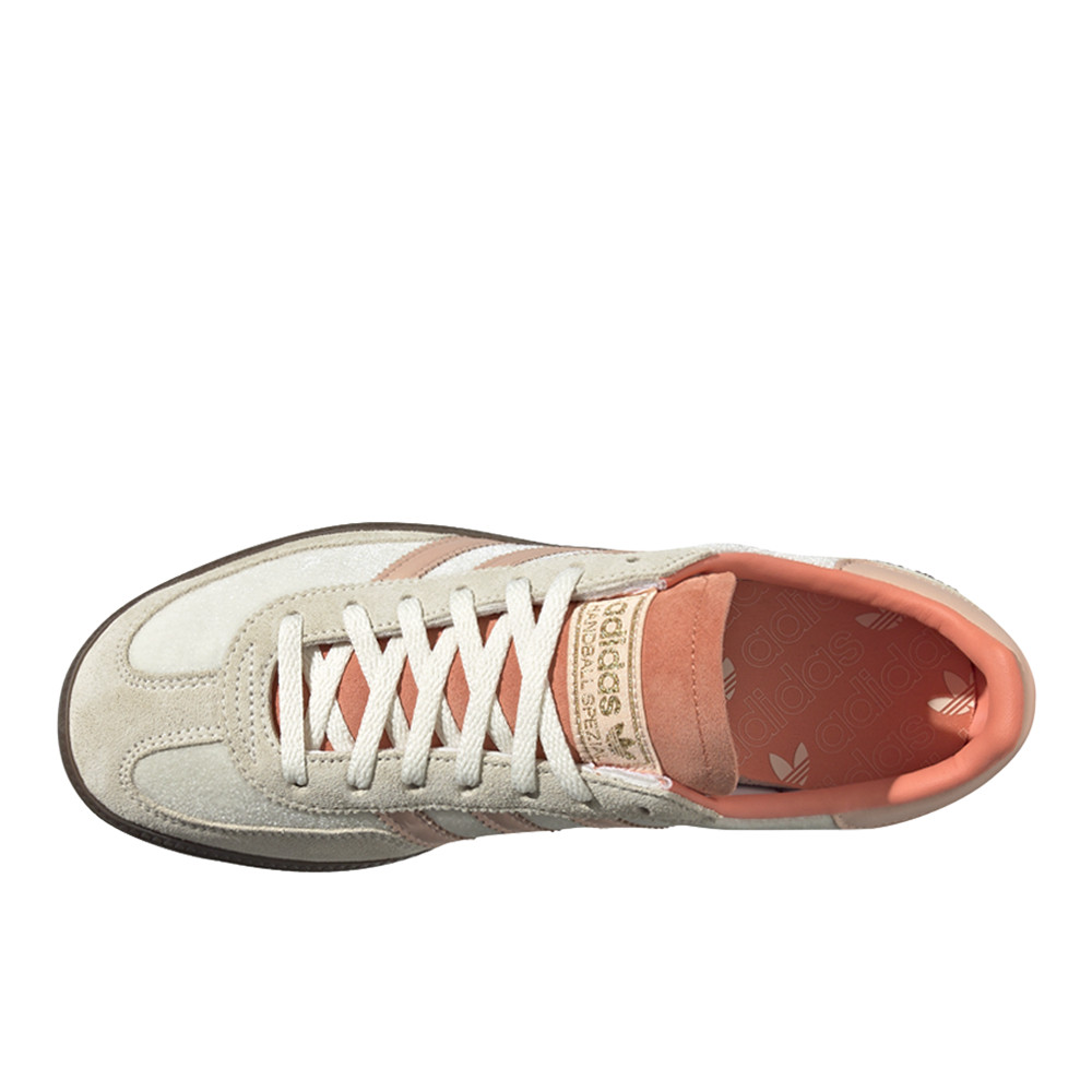 adidas Handball Spezial Lace Up Womens Beige Sneakers Casual Shoes JI2649