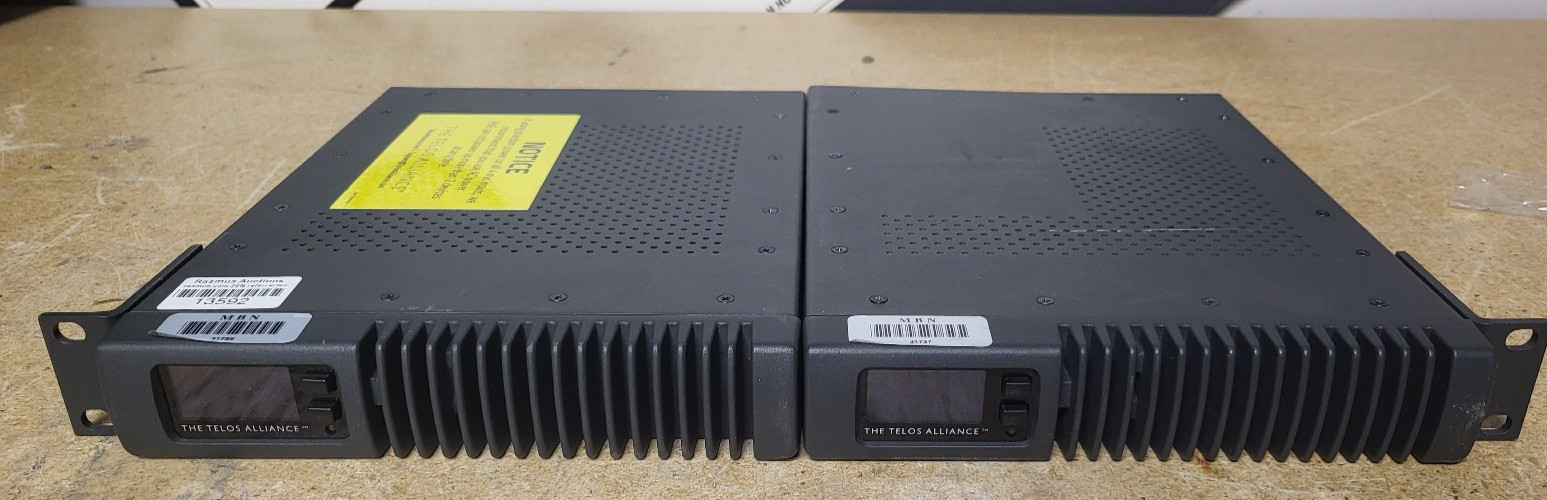 The Telos Alliance 1x XNODE Microphone and 1x XNODE AES