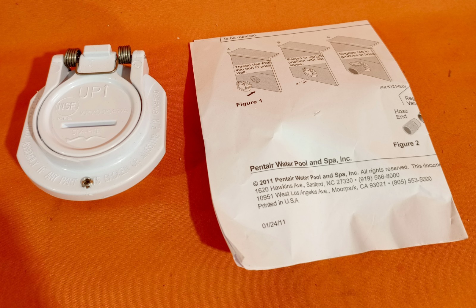 Pentair GW9530 Vac Port Door FTG