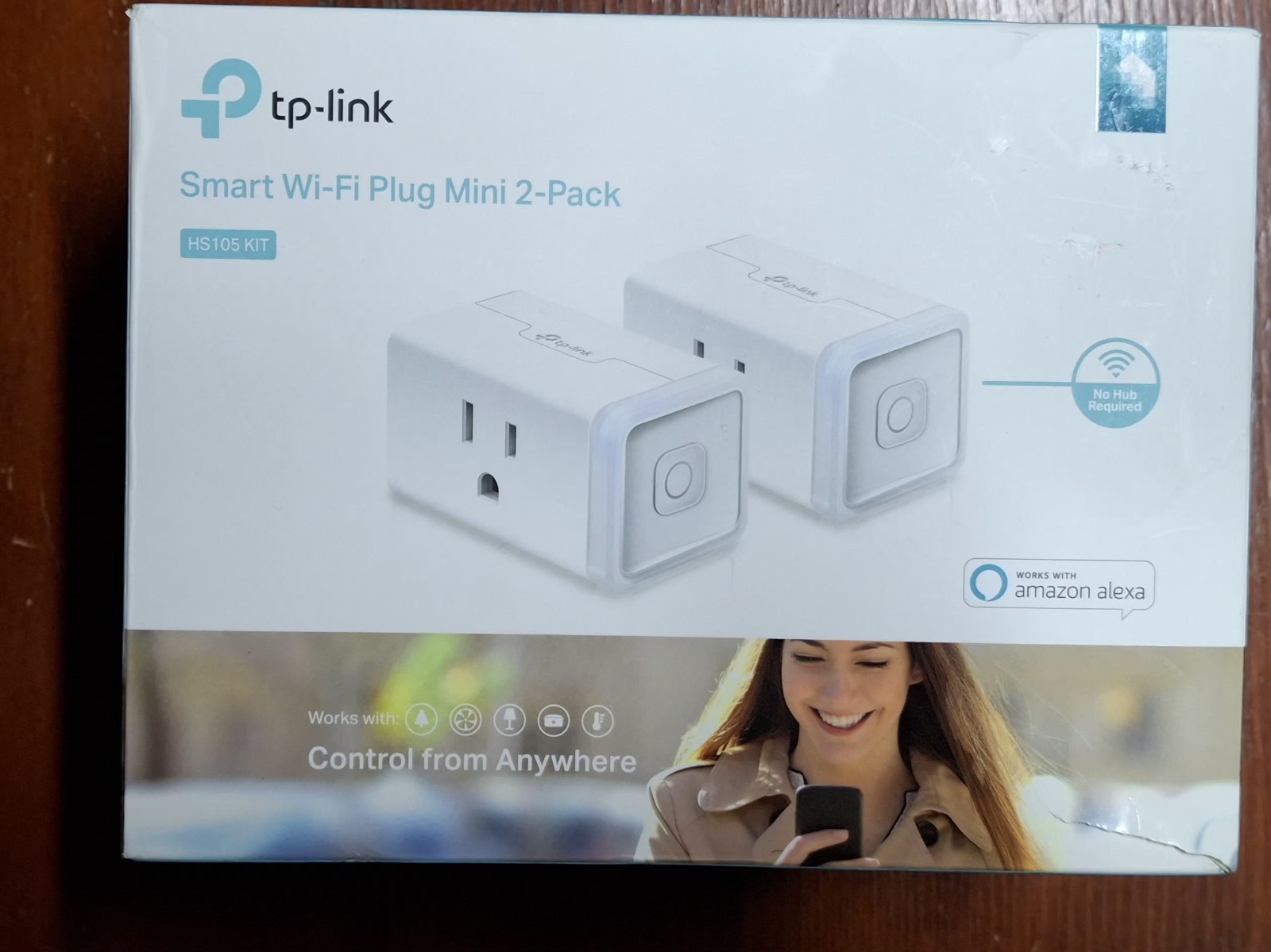 TP Link HS105 Kit Smart Wifi Plug Mini 2 Pack, Unopened