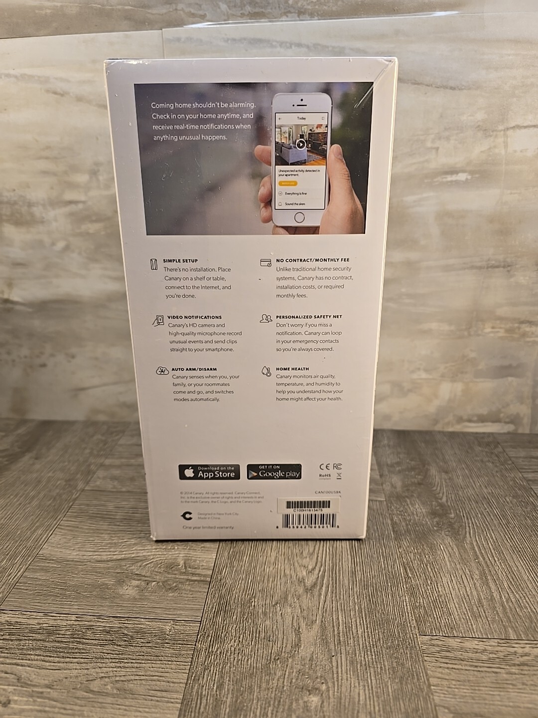 Canary All-in-One Home Security Device - Black