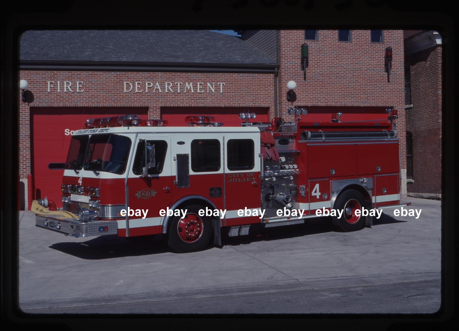 Joliet IL 1994 Emergency One pumper Fire Apparatus Slide