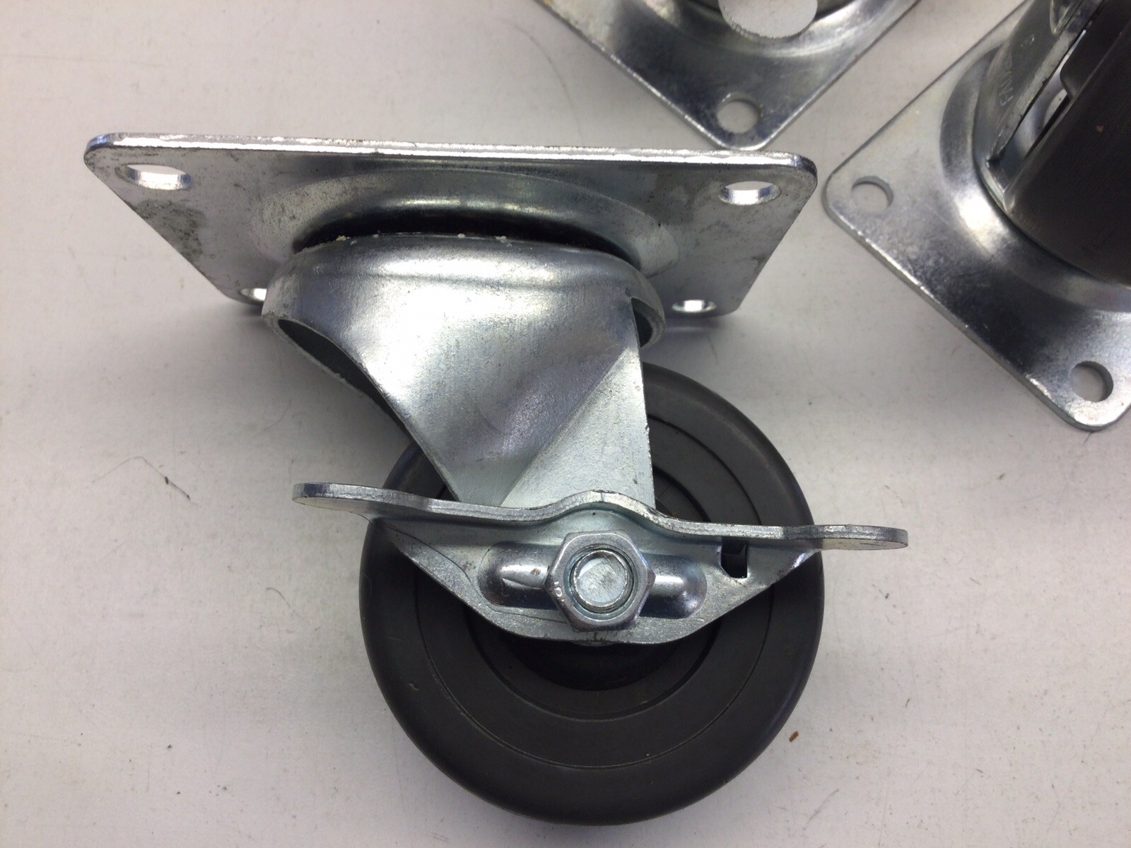 4) Faultless 3” Locking Caster Wheels