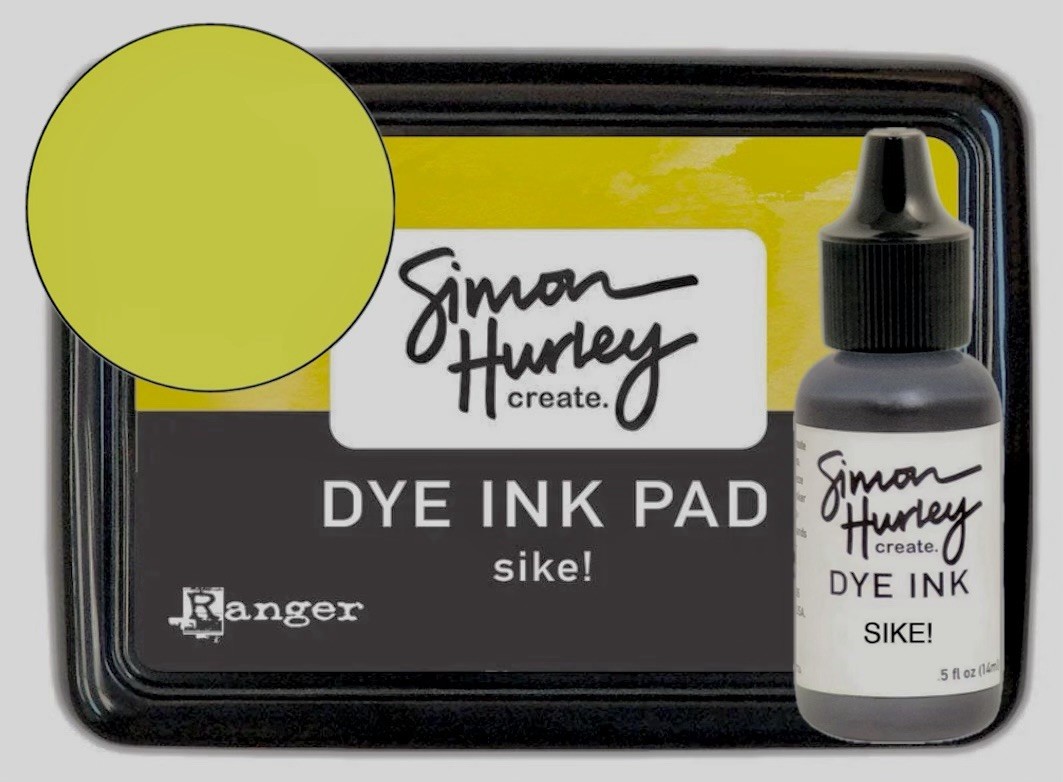Ranger Ink Dye Felt Ink Pad & Re-inker Simon Hurley SIKE! New