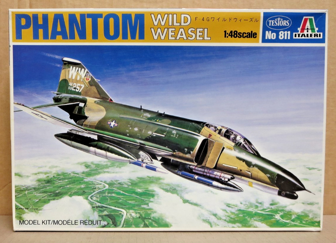 Italeri 811 F-4G Phantom "Wild Weasel" 1/48 Scale KIT LNIB