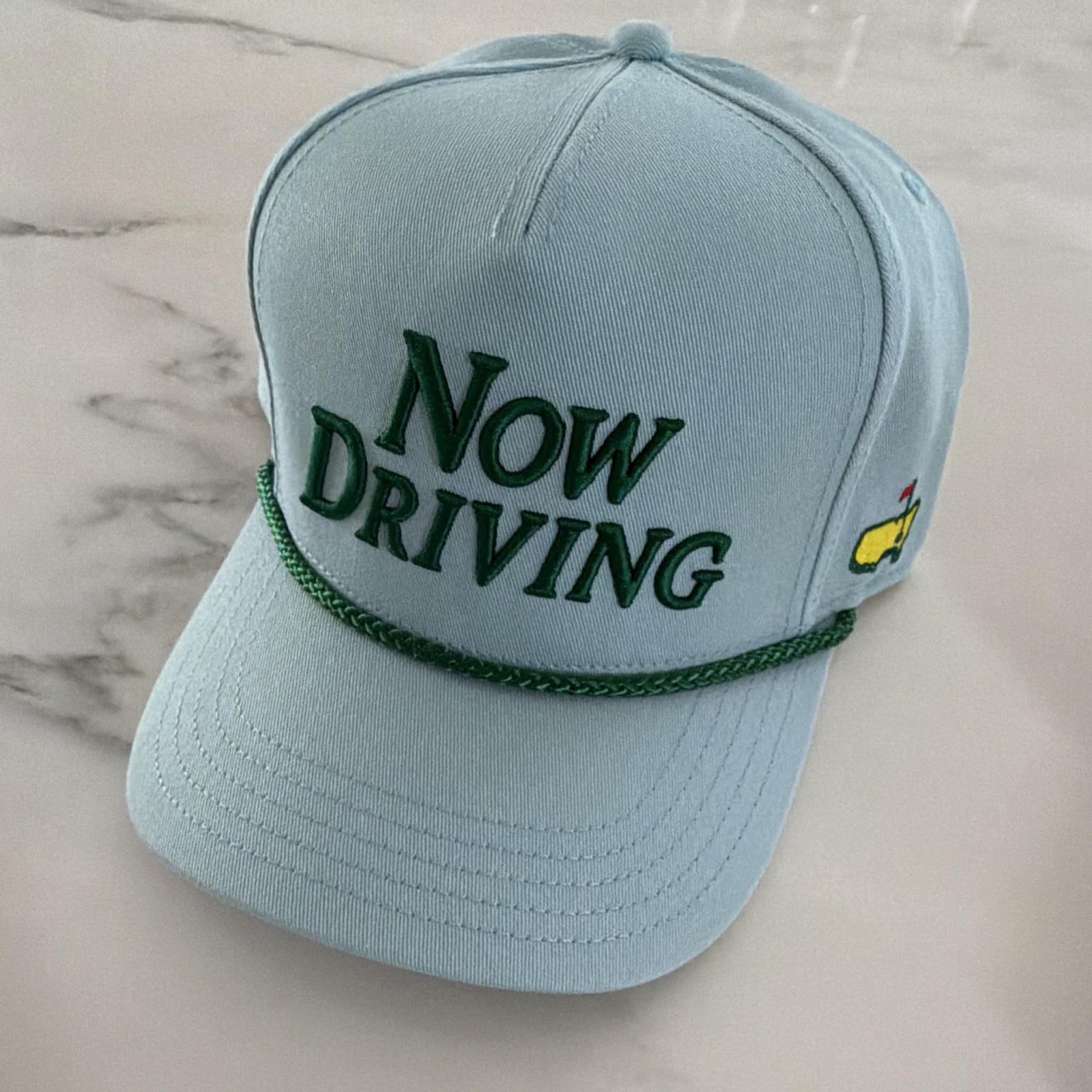 2026 Augusta National Masters "Now Driving" Hat NWT