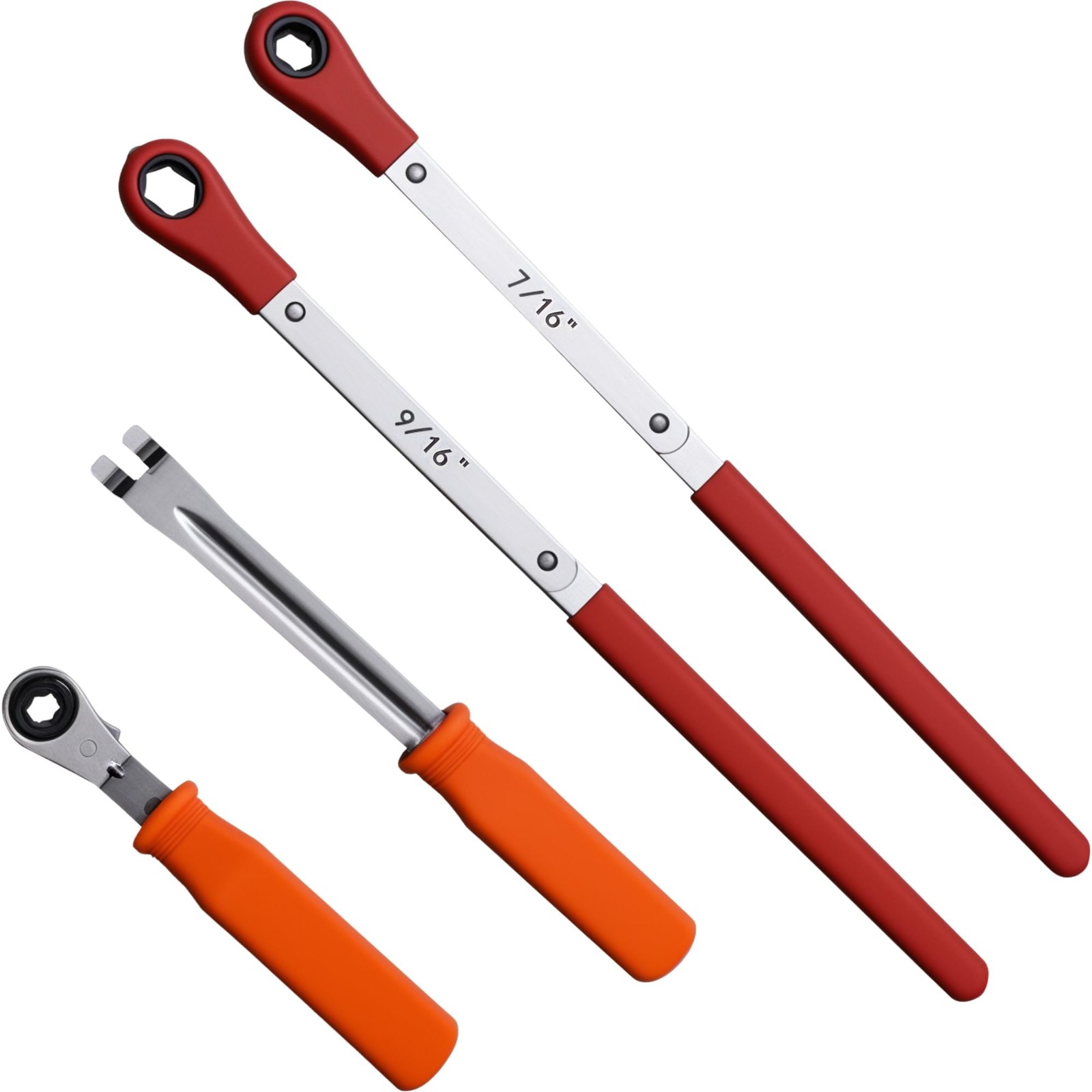 JAVENYIMAN 4Pcs/Set Automatic Slack Adjuster Release Tool Wrench Fork End...