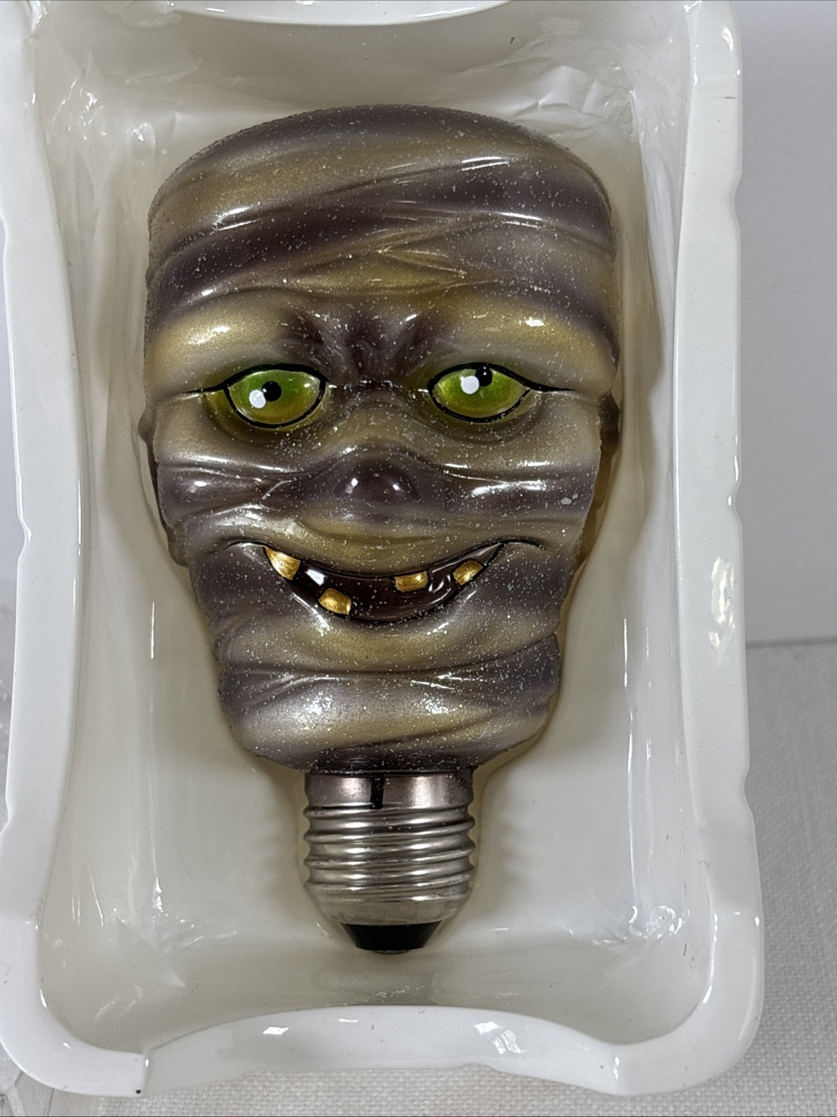 Halloween Fright Light Mummy Light Bulb Dept 56 Fright Night