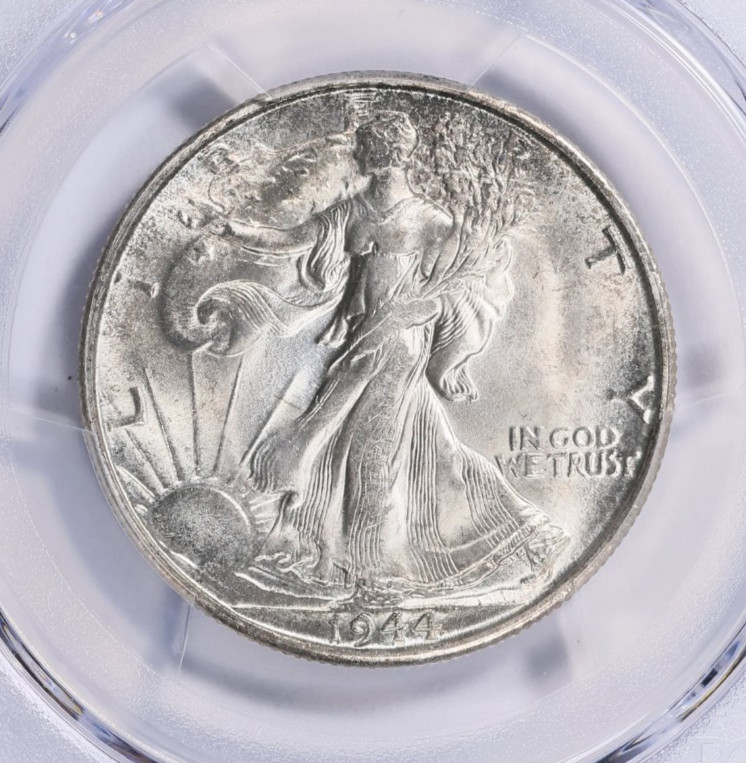 1944-S LIBERTY WALKING HALF DOLLAR PCGS MS66 CAC