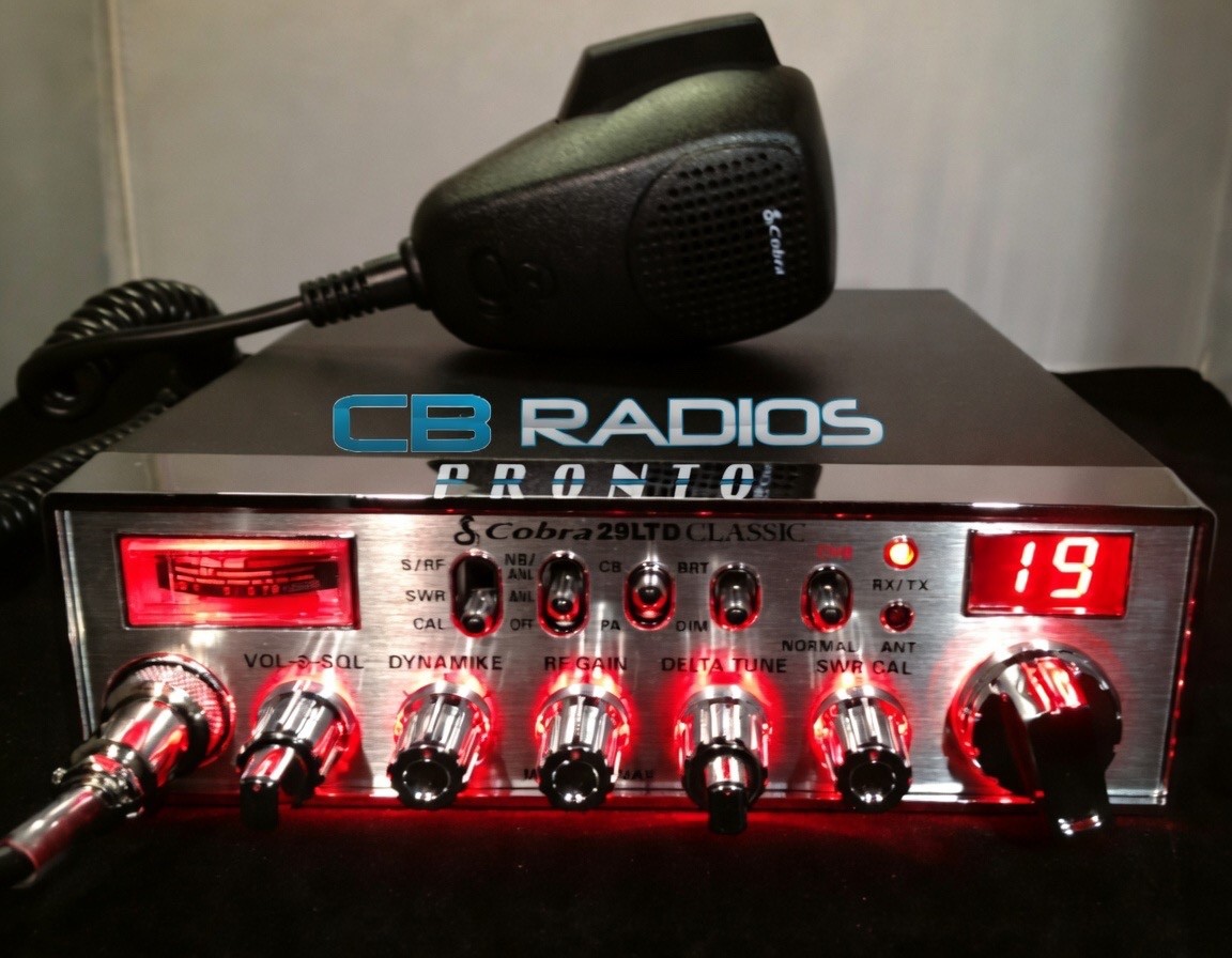 Cobra 29 Ltd Classic CB RED LIGHT EDITION + PERFORMANCE TUNED+RECEIVE ENHANCED