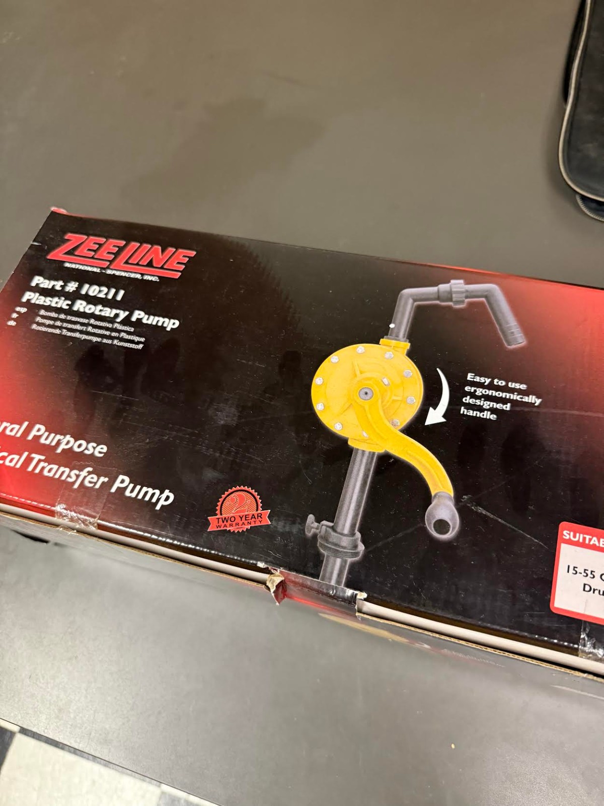 Zeeline 10211 Plastic Rotary Pump New
