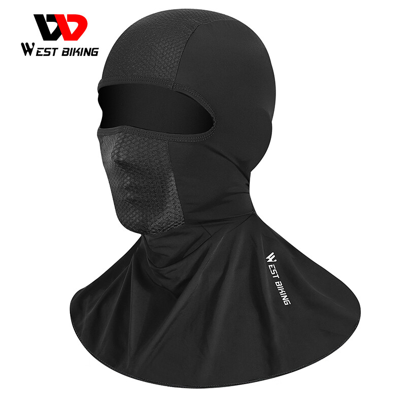 Motorcycle Balaclava Hood Headwear Ice Silk Hat Cycling Cap Face Mask Headgear