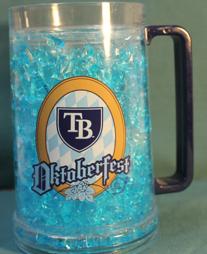 63/ TAMPA BAY RAYS SGA 09/19/14 OKTOBERFEST FROSTY BEER STEIN(NEW)