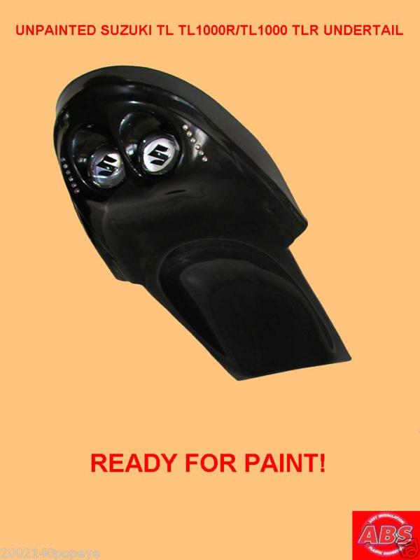 UNPAINTED FLAT BLACK ABS PLASTIC SUZUKI  TL1000R UNDERTAIL  98-03- NEW