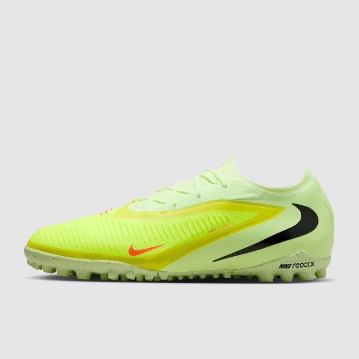 Nike Phantom 6 Pro Low TF Soccer Cleats - Hyper Crimson/ Limelight (HJ4123-800)