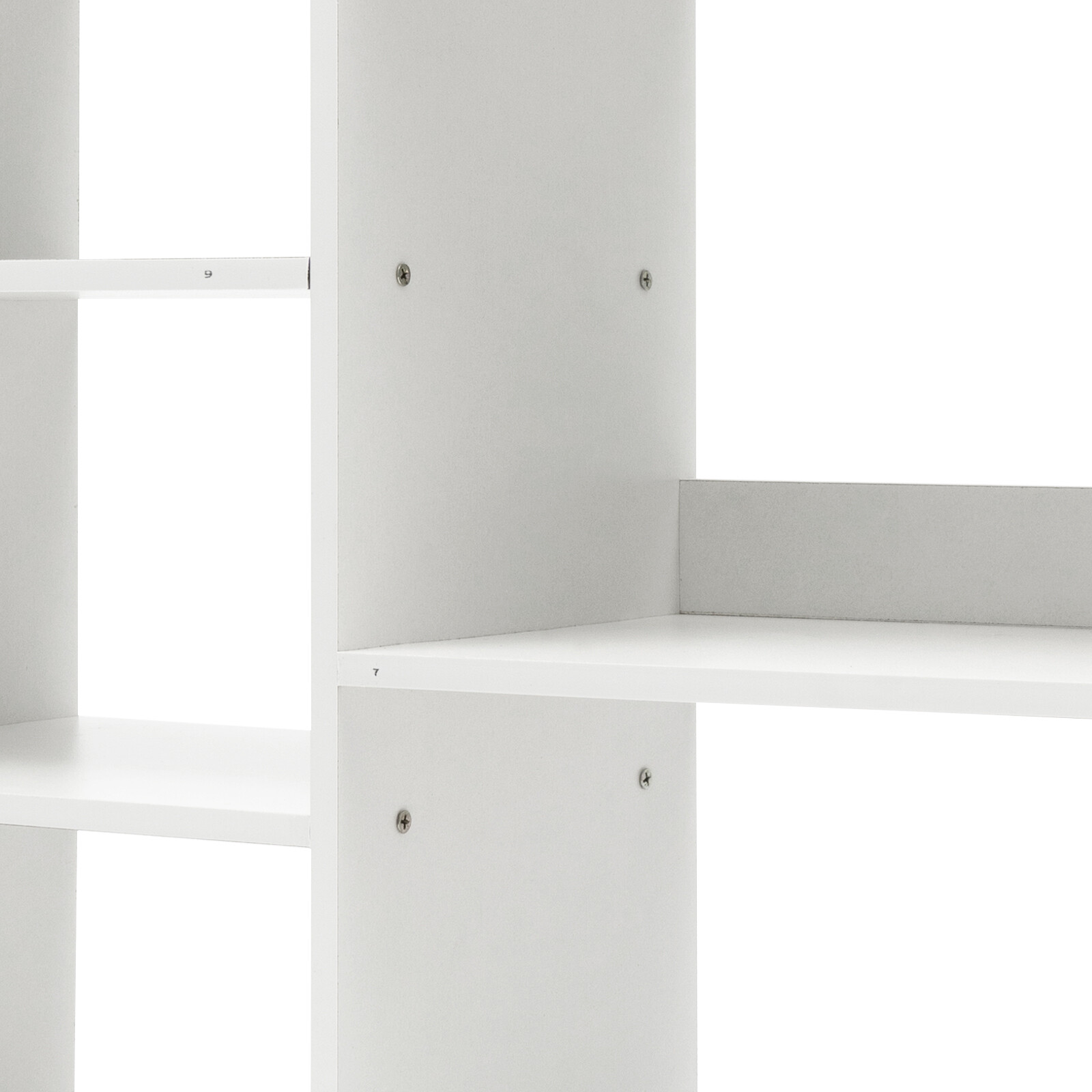 Mobile Printer Stand Rolling Office Scaner Cart Storage Shelf Warm White