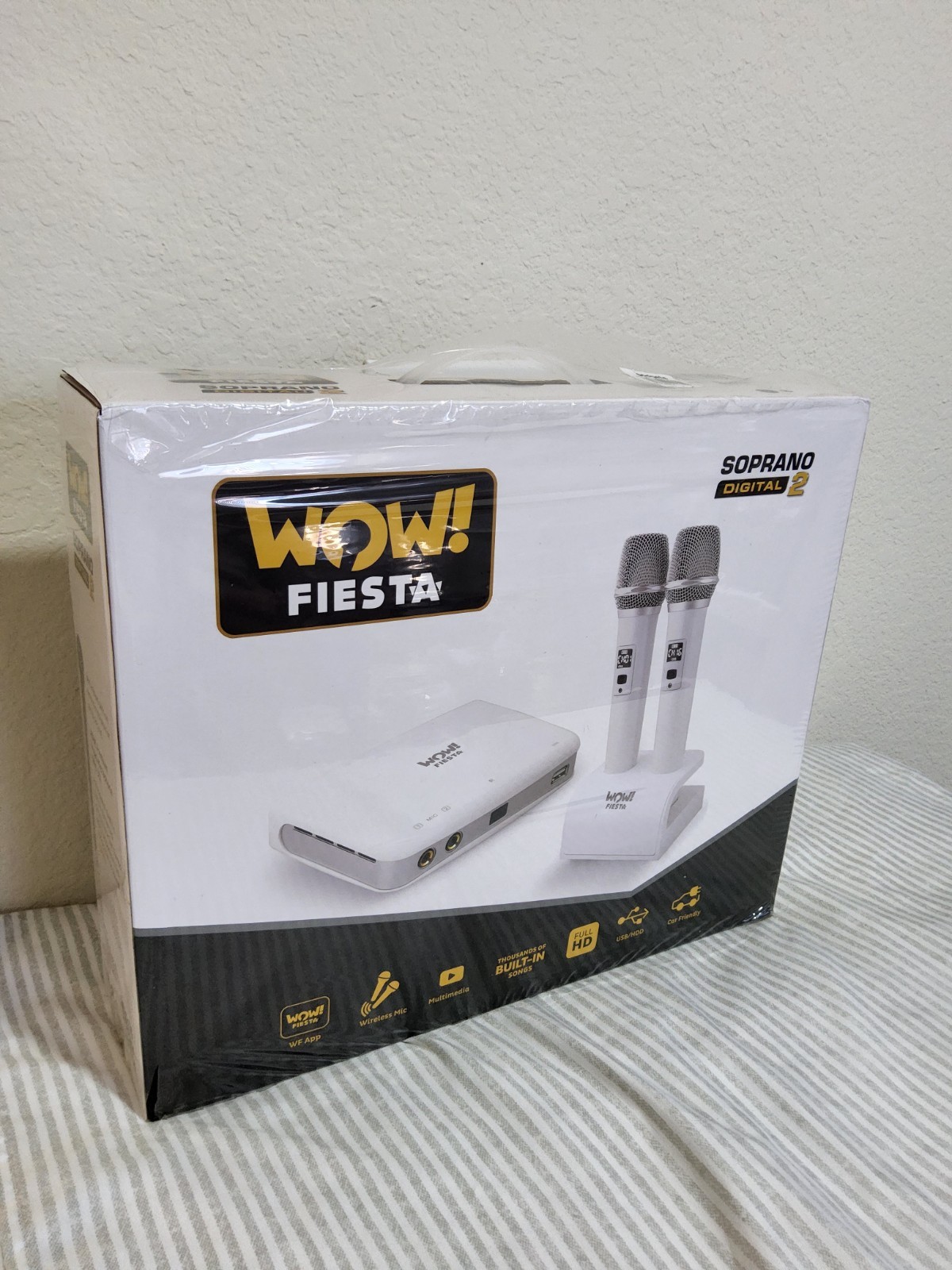 WOW FIESTA Soprano 2 digital Karaoke latest Model (black)