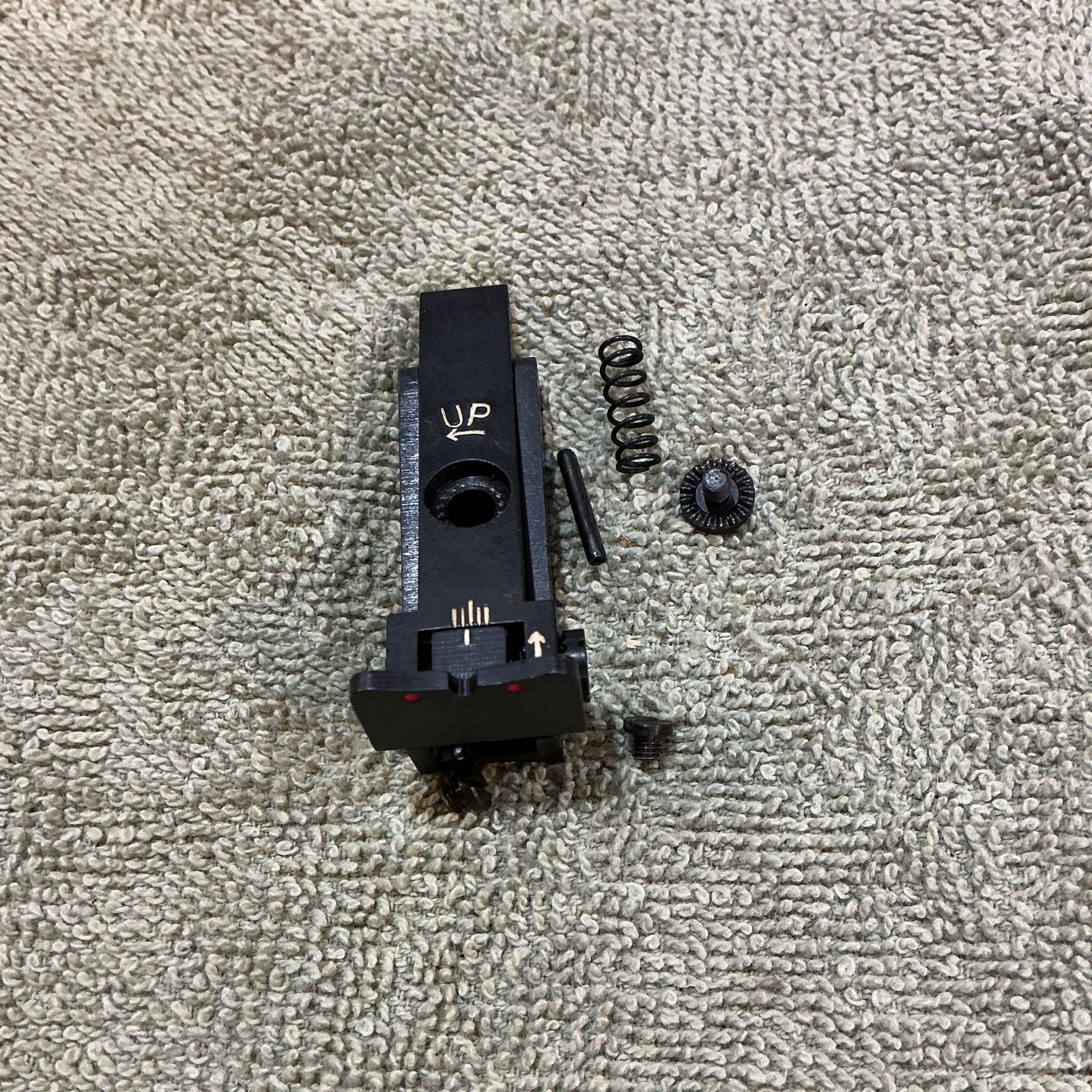 Traditions Muzzle Loader Adjustable Rear Sight round barrel inline used