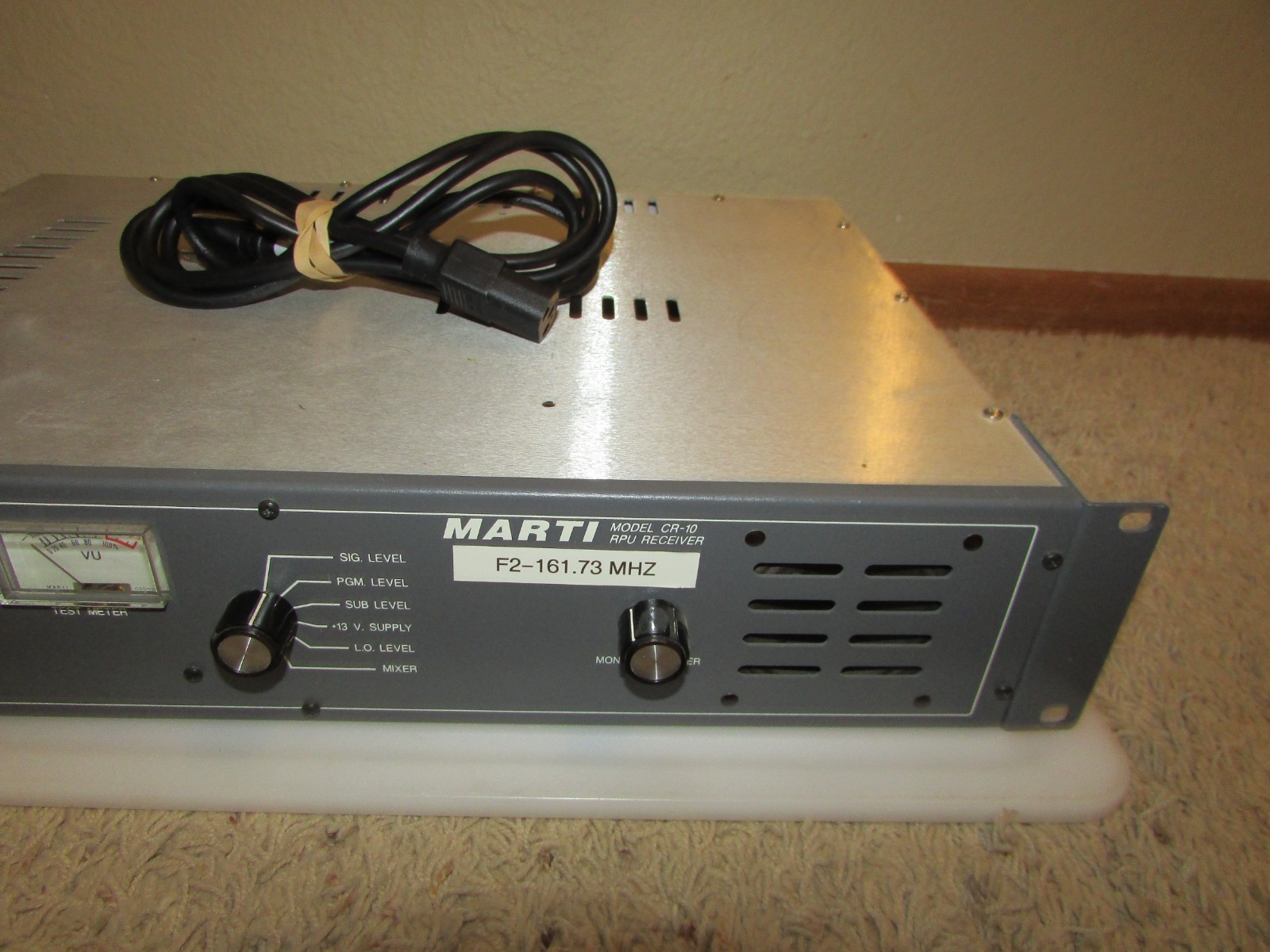 Marti Electronics Model CR-10 RPU Broadcast Remote Pickup Receiver