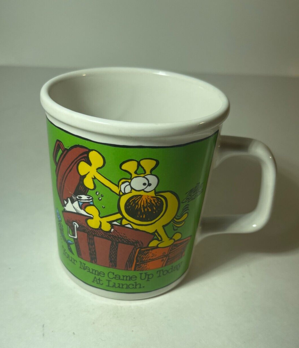 Grimmy "your name came up at lunch" coffee mug
