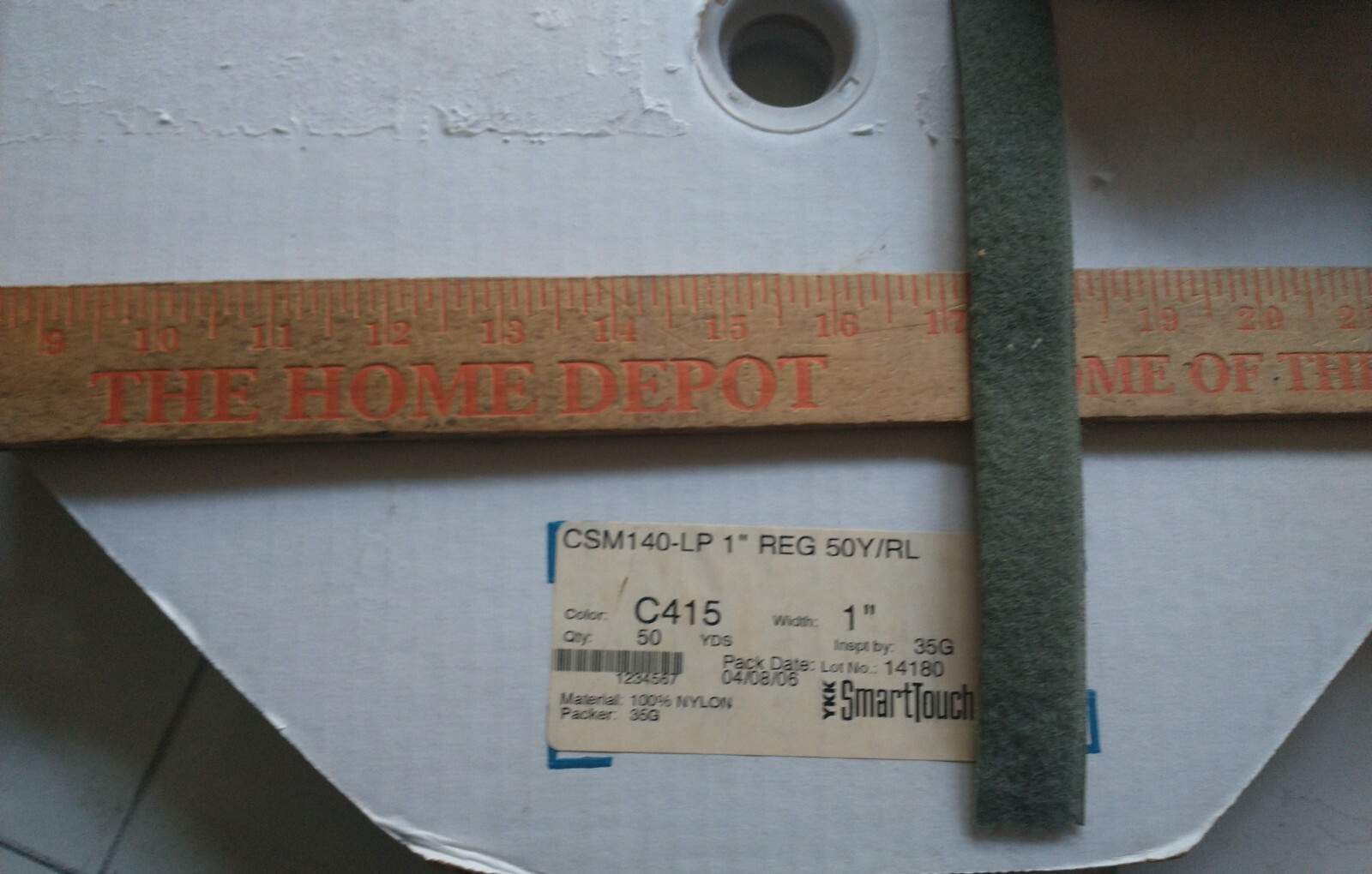 1" width 50 yards roll loop only $20 + shipment