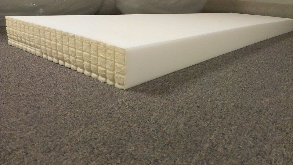 6 x 27 x 82"  Foam Rubber Sheet Cushion Replacement Firm. Made in The USA !!