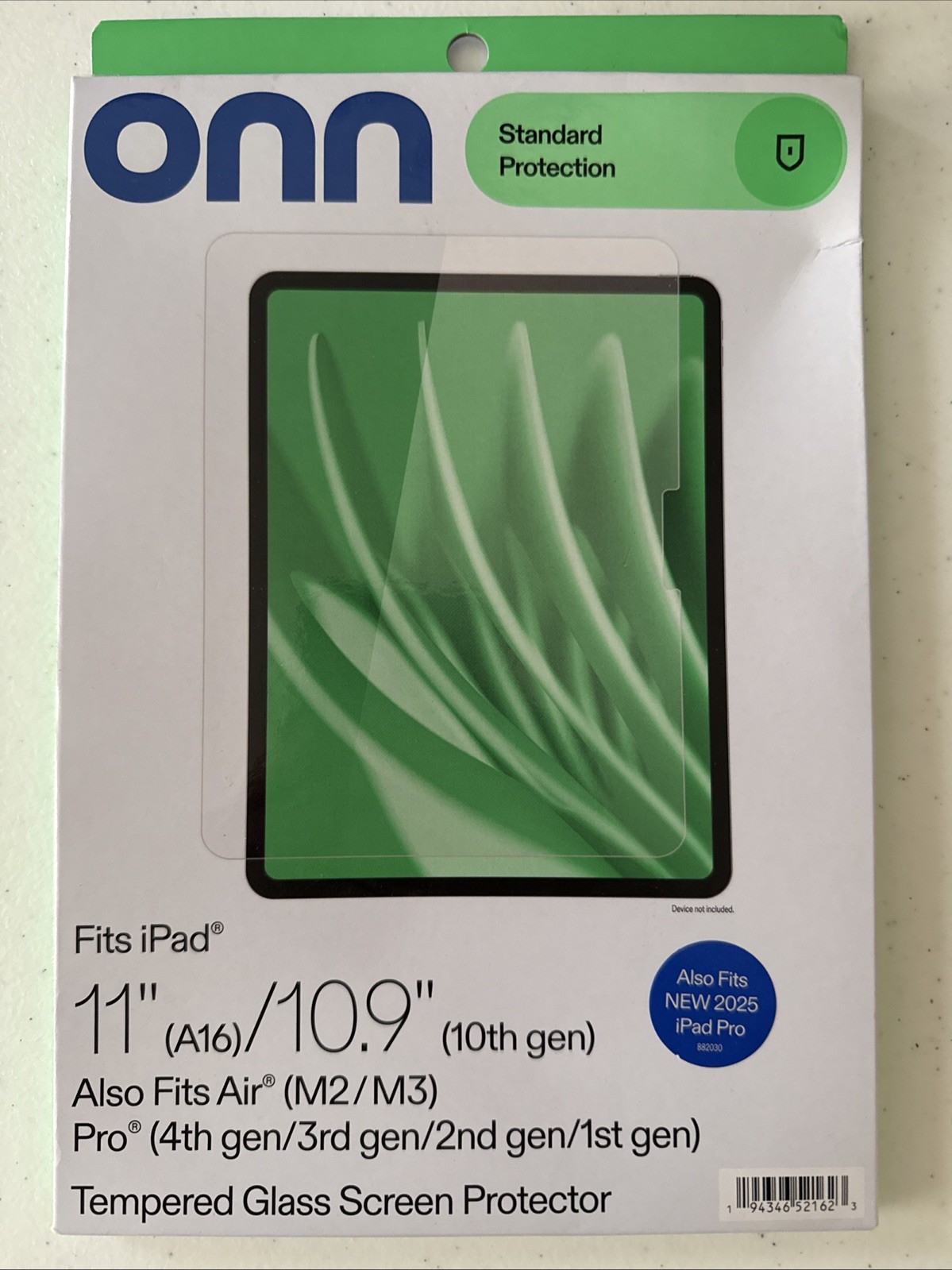 onn iPad 11”(A16)/10.9”(10th Gen) & More Tempered Glass Screen Protector New