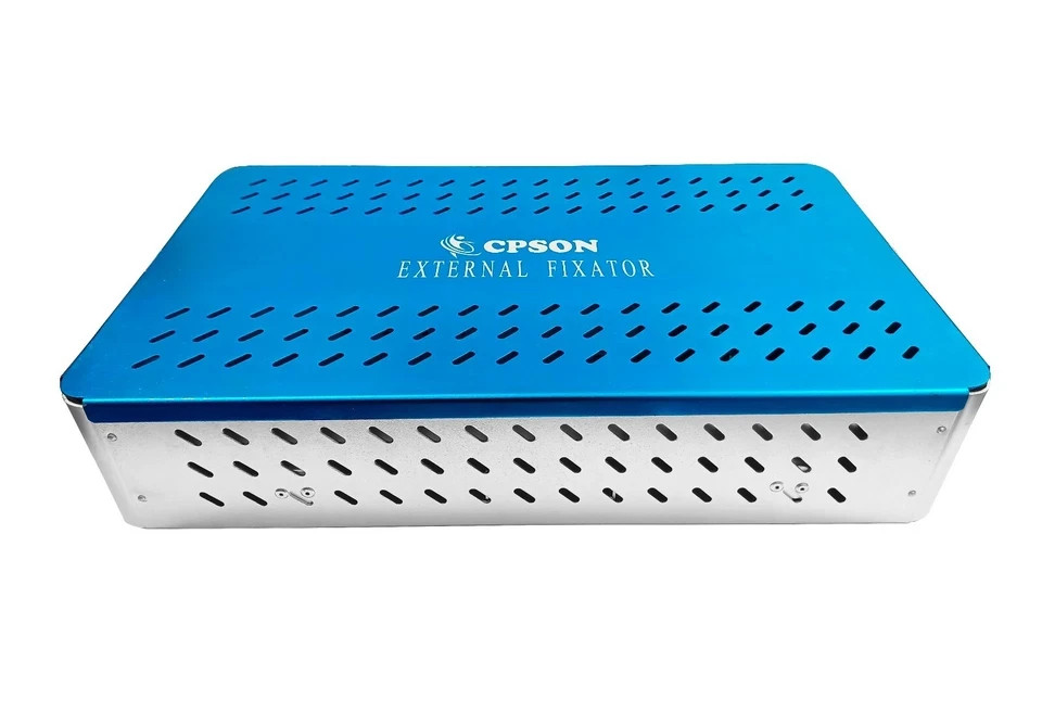Aluminum Empty Case Box for External Fixator Surgical Tools for Veterinary Use