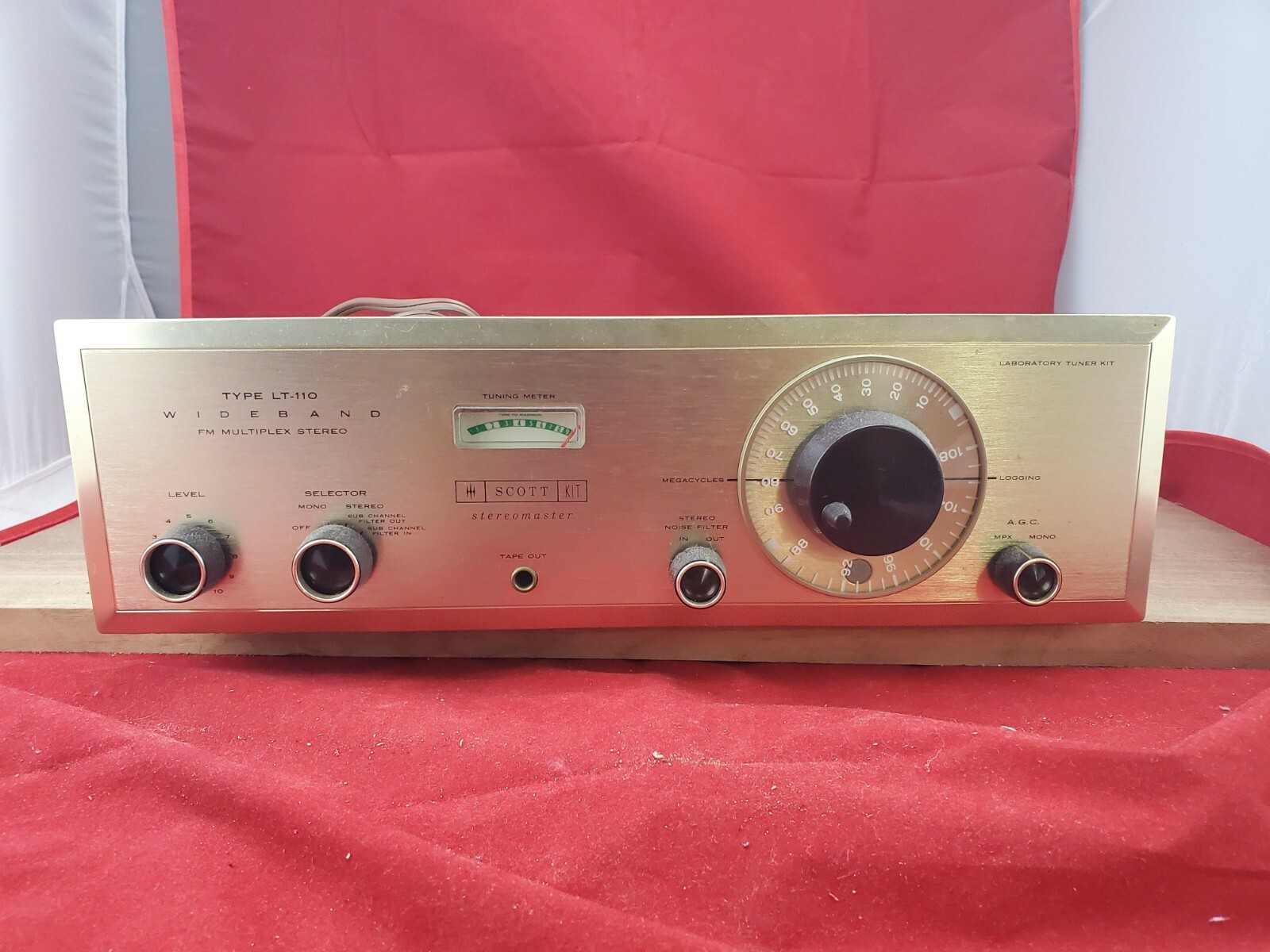 SCOTT  LT -110  FM STEREO MULTIPEX  TUBE TUNER