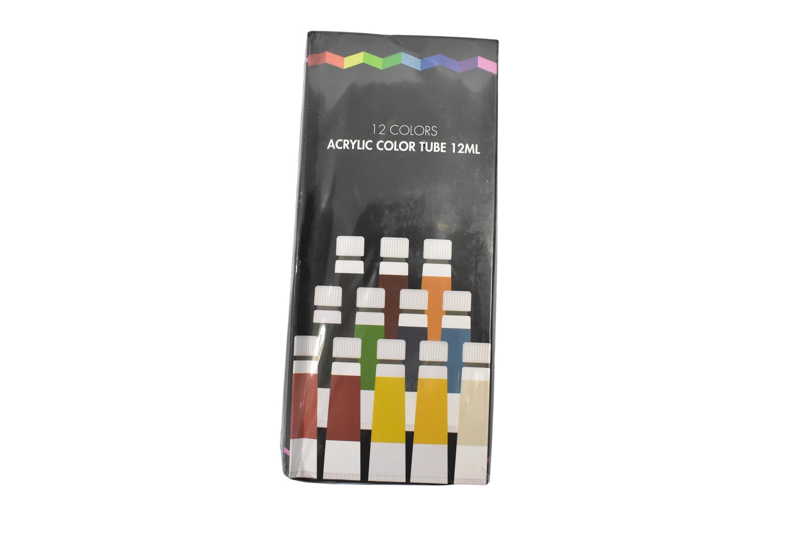 K12 Management Acrylic Paint Set 12 Colors Acrylic Color Tube 12ml Multicolor