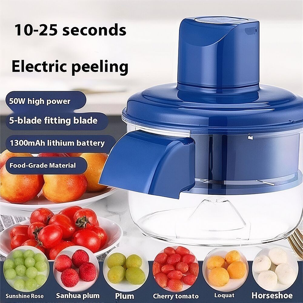 Automatic Fruit Peeler Electric Grape Peeling Machine for Restaurant Picnic Home