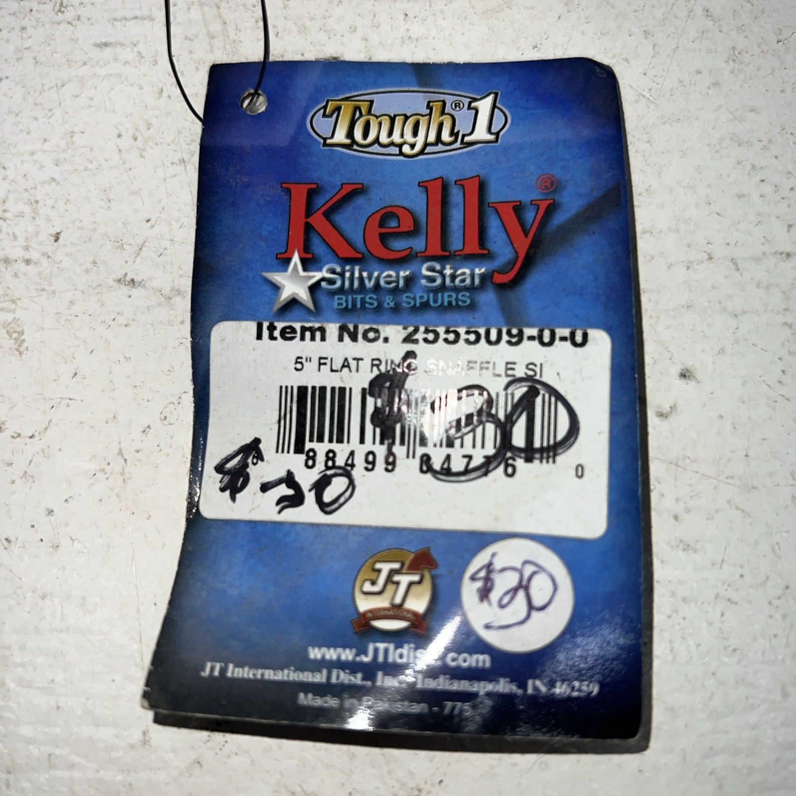 New Tough 1 O Ring Flat 5” Snaffle #25509 Y-503