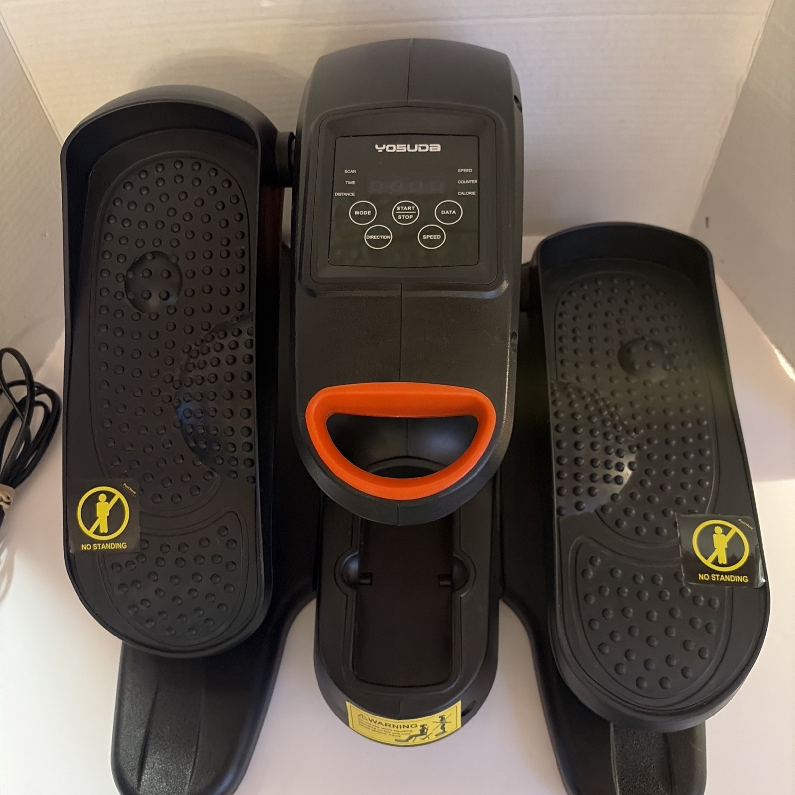 YOSUDA Quiet Under Desk Elliptical Exercise Machine, Workout Very Good Condition